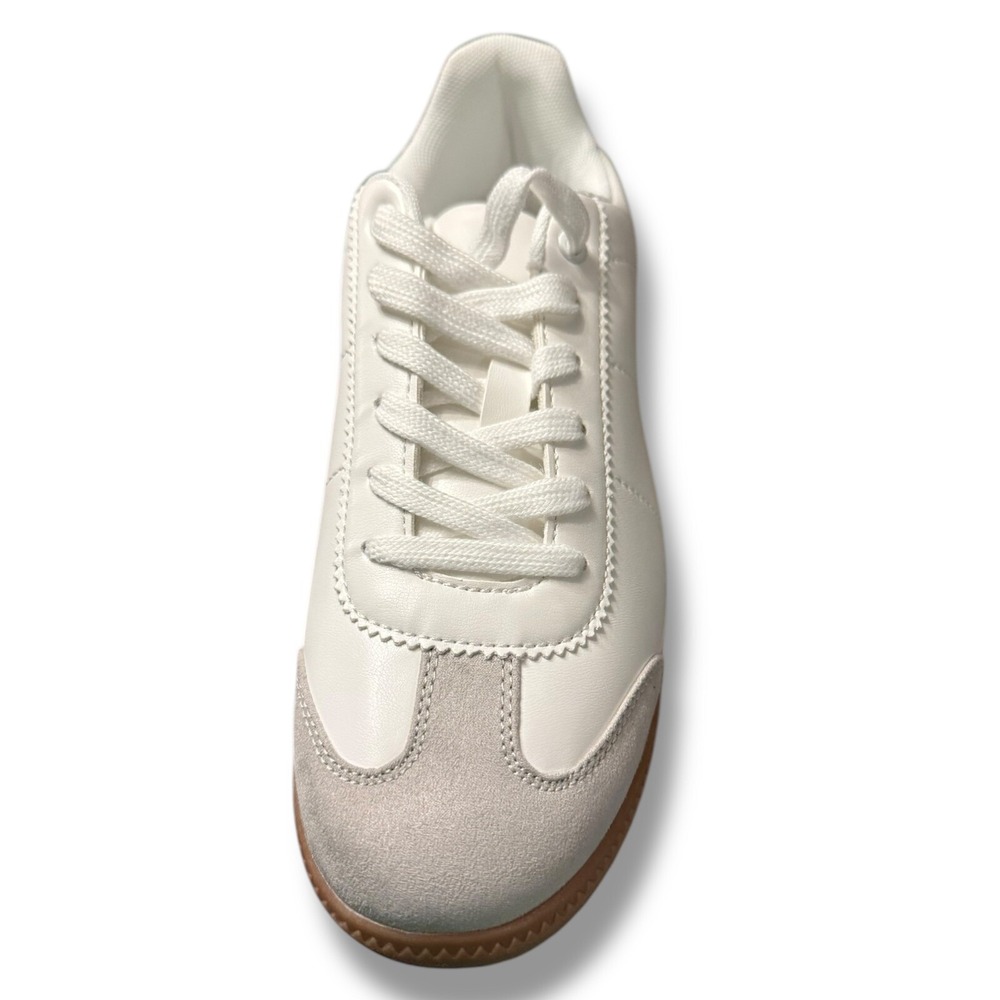 Fabletics The Laceup Sneaker II White Red Casual Shoes Sneakers Size 8.5 NEW - Picture 10 of 13